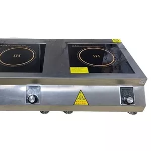 Плита индукционная электрическая настольная Вок,  мощность 5+5 кВт Плит