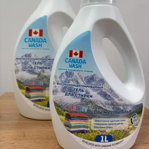 Концентрированный гель для стирки белья Canada Wash