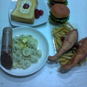 Myляжи блюд для бизнеса и рекламы.